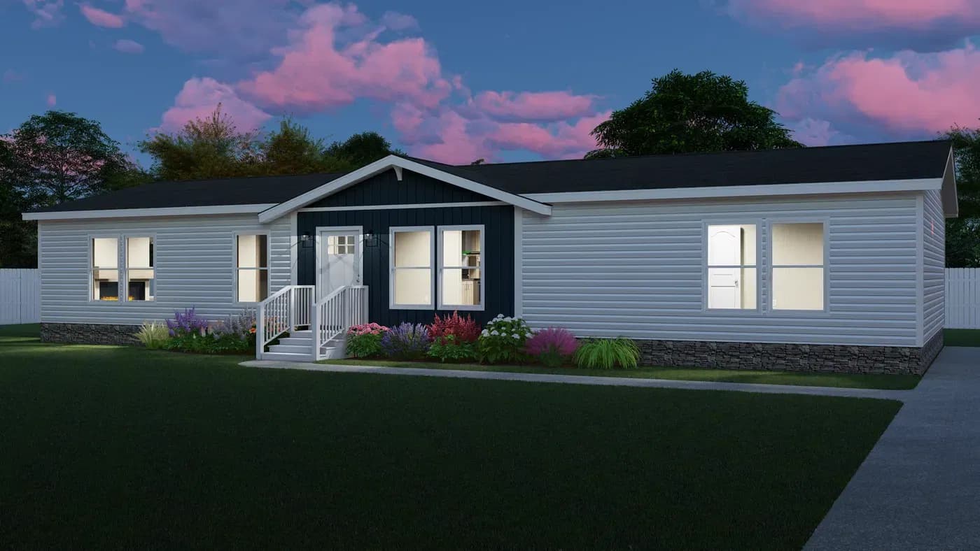 Bluebonnet breeze hero, elevation, and exterior home features