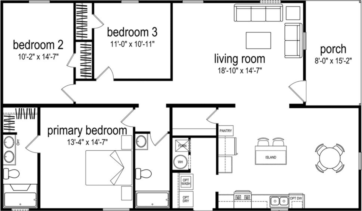 Prime clay 135 floor plan home features