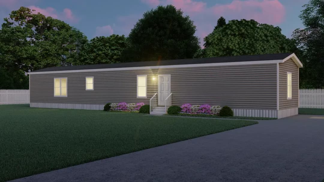 The anniversary 76 elevation and exterior home features