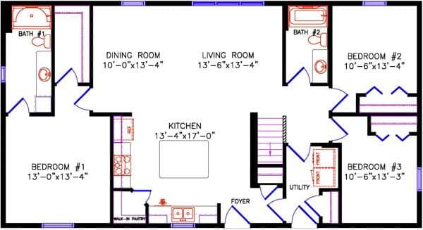 Cavalier 5085 floor plan home features