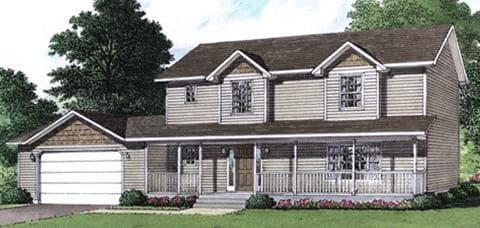 Clermont hero, elevation, and exterior home features