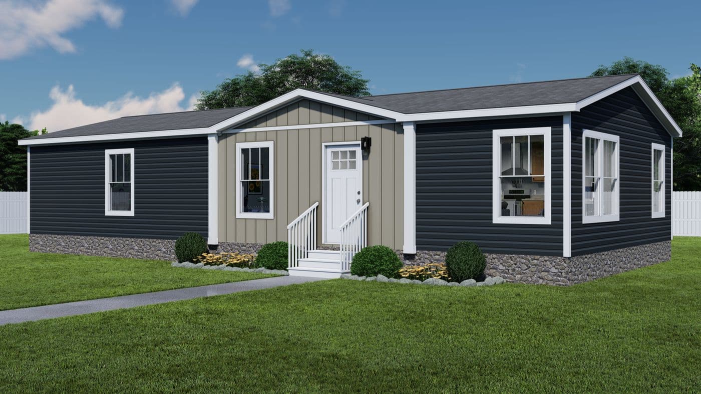 Three little birds hero, elevation, and exterior home features