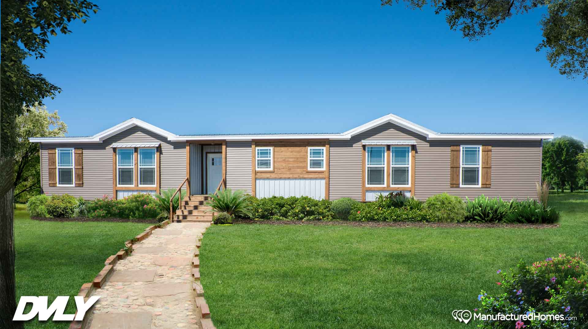 The millwood hero, elevation, and exterior home features