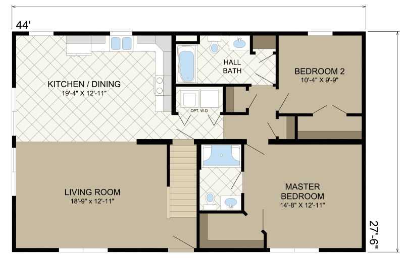 Edge le158 floor plan home features