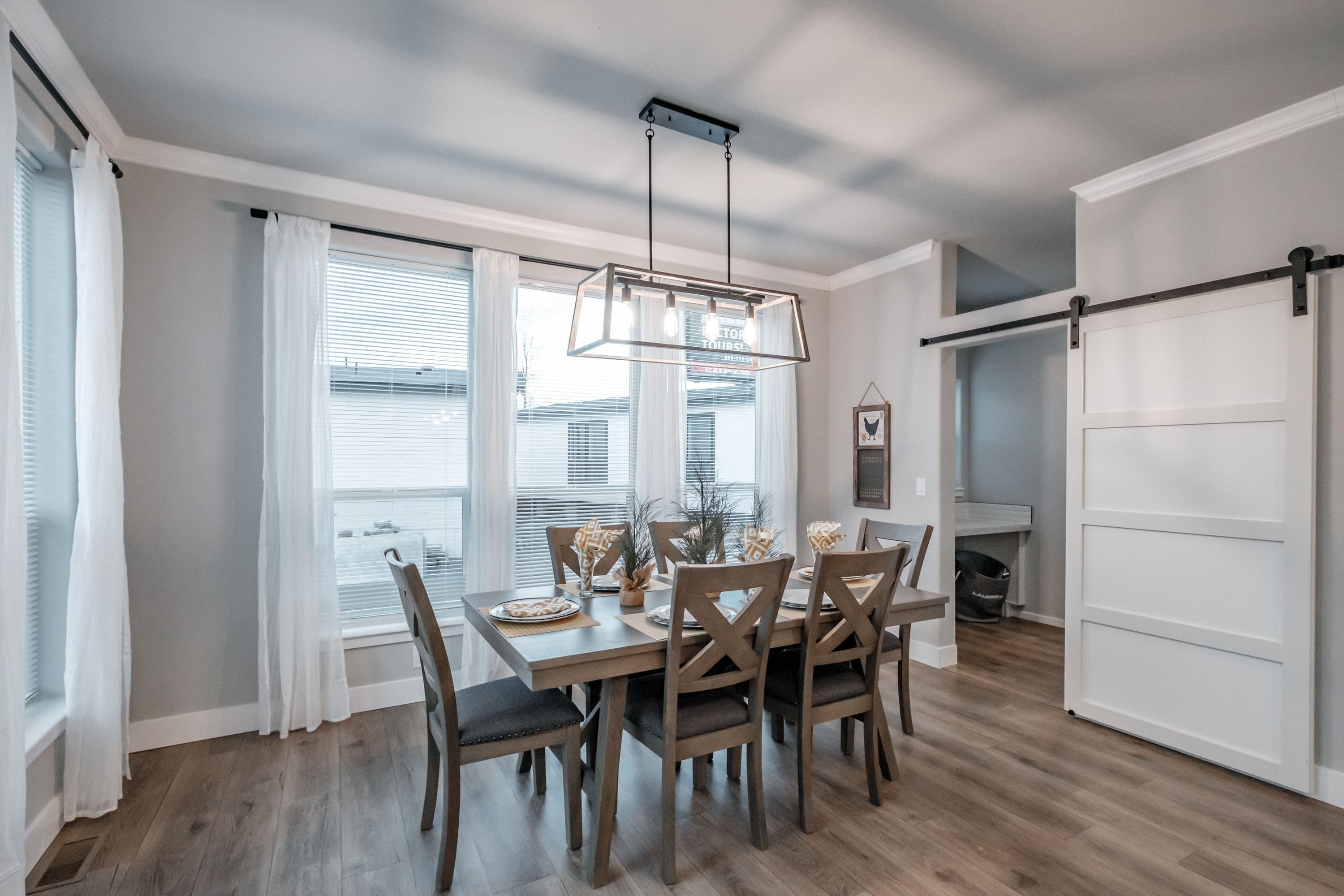 Farm house interior home features