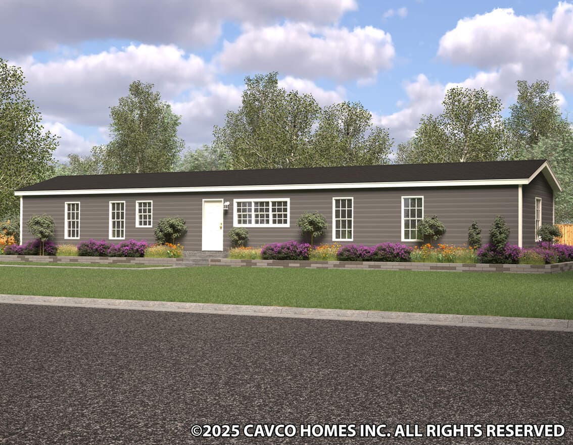 Valor 16763n hero, elevation, and exterior home features