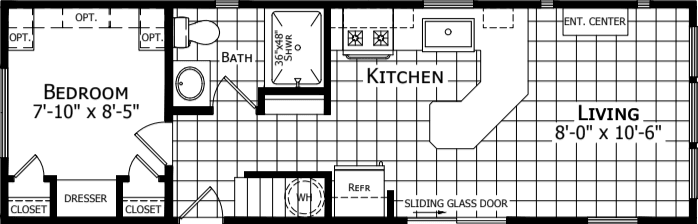 Park model a901l floor plan home features