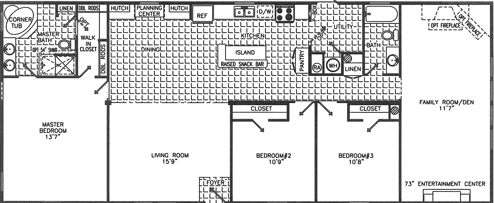 Leah with den 2864 floor plan home features