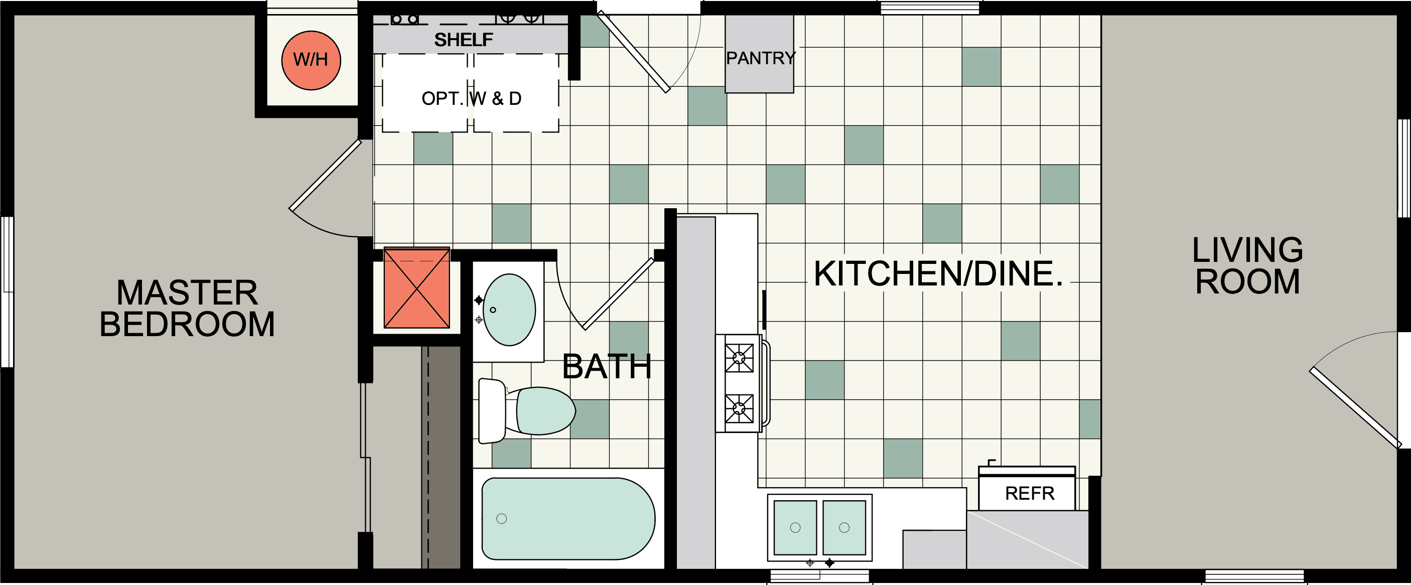 Bd 82 floor plan and hero home features