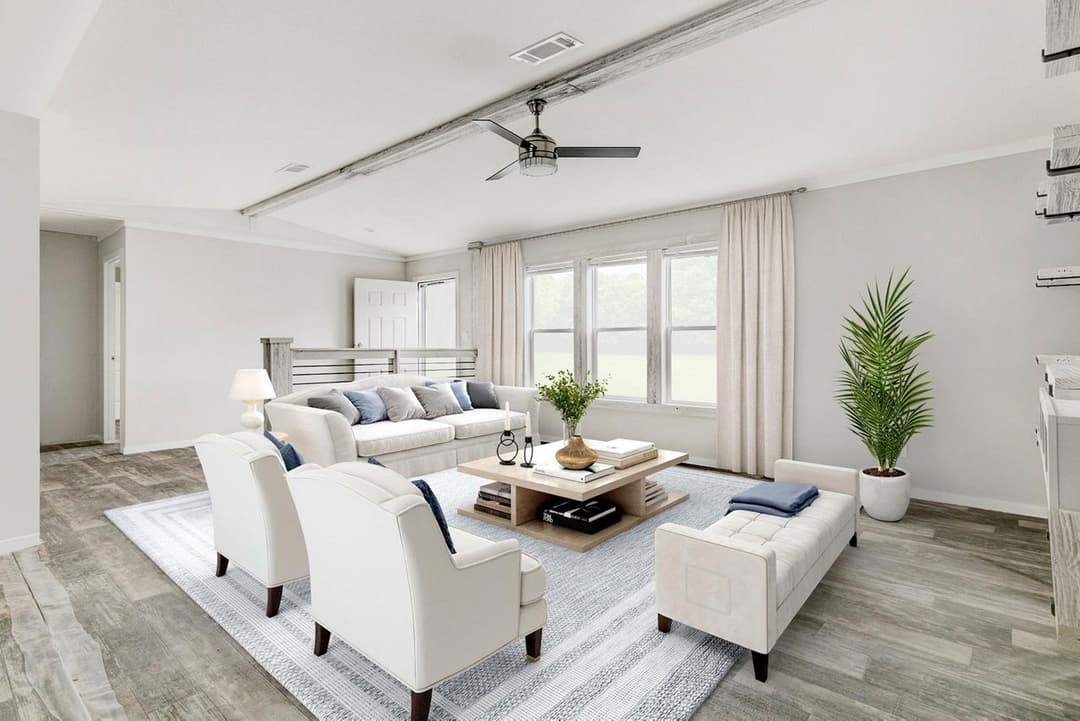 The cajun interior home features