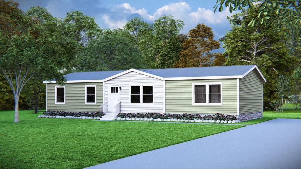 Ultra flex 28x56 4br - 29upf28564ah hero, elevation, and exterior home features