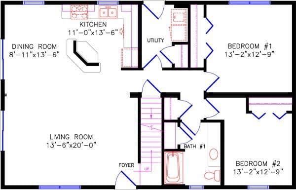 Loft 4710 floor plan home features