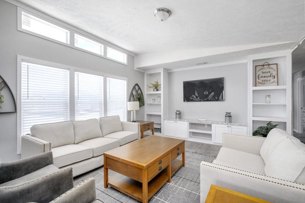 The charleston interior home features