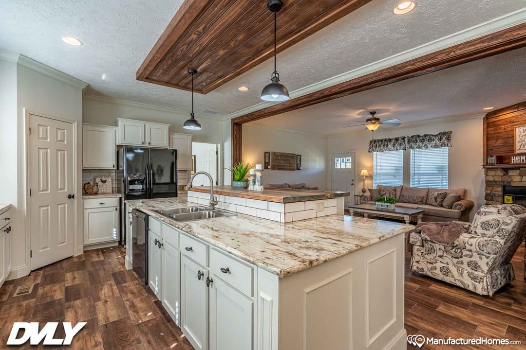 Orchard house (study) kitchen home features