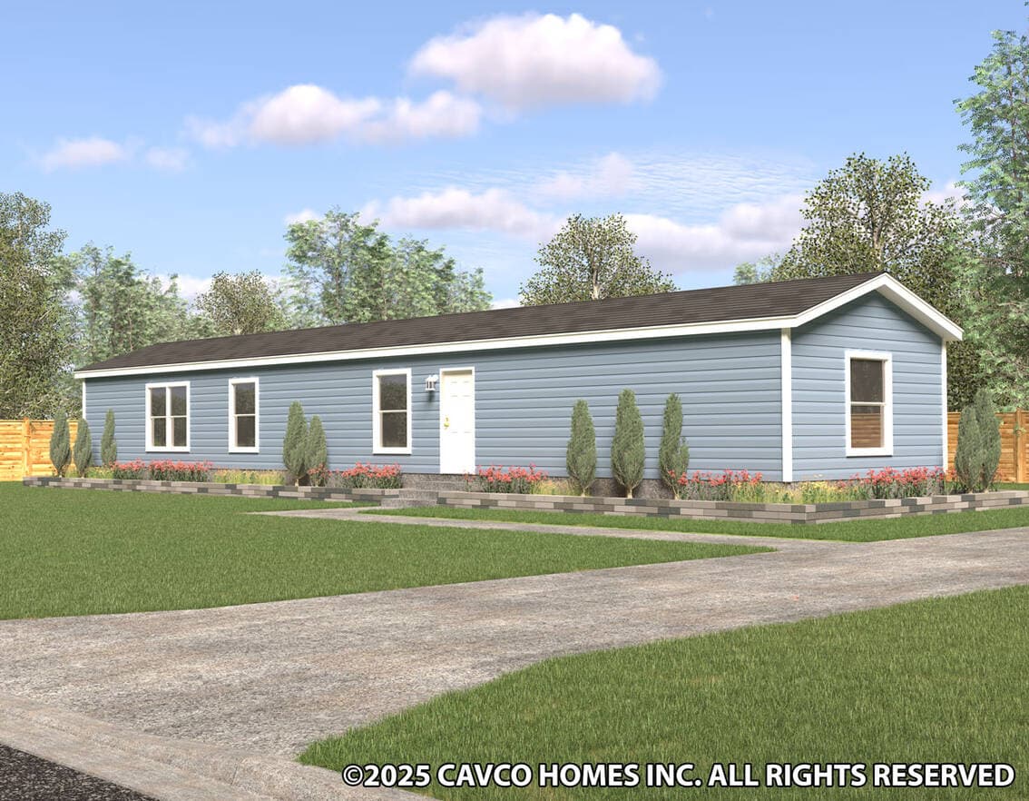 Landmark 16763a hero, elevation, and exterior home features