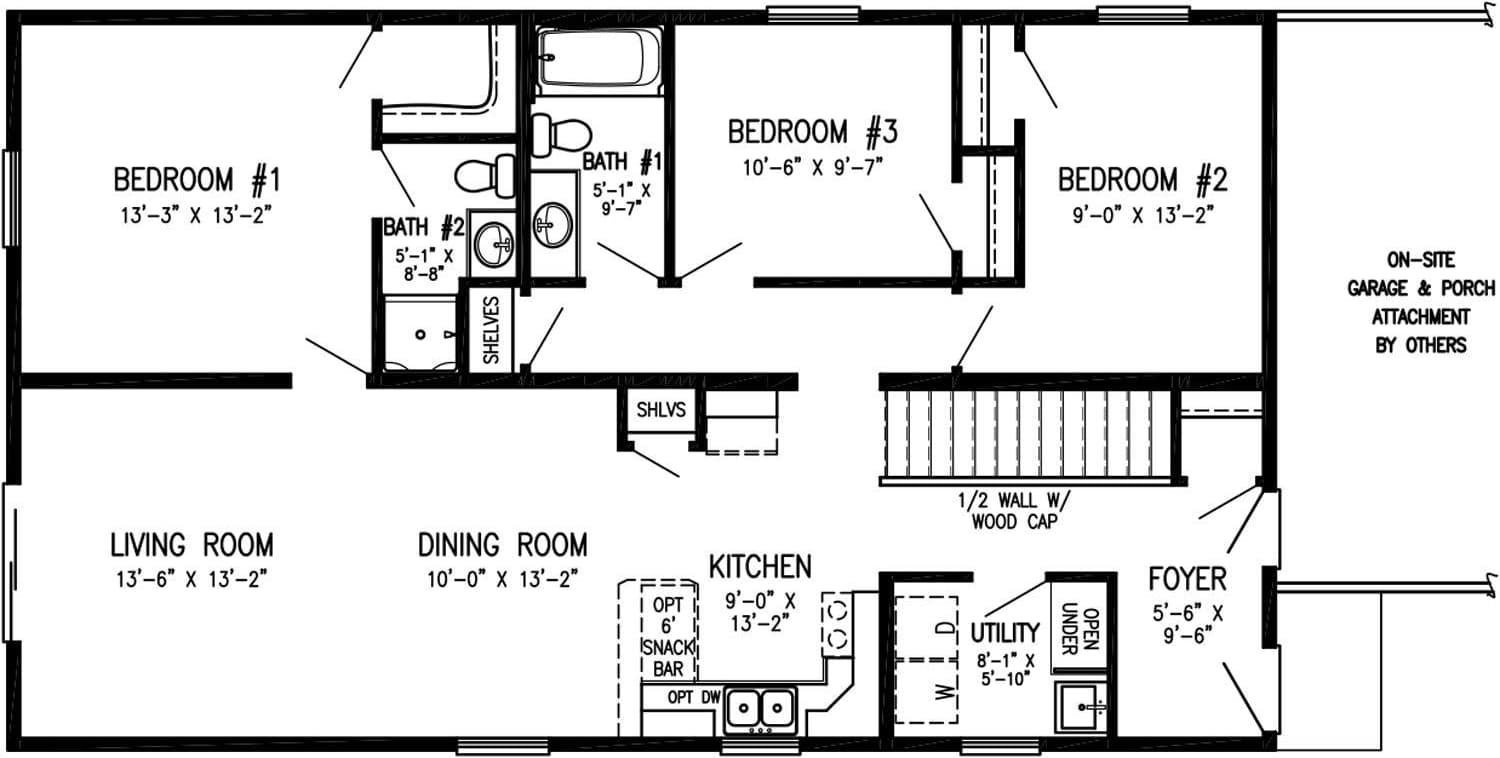 Livingston floor plan home features