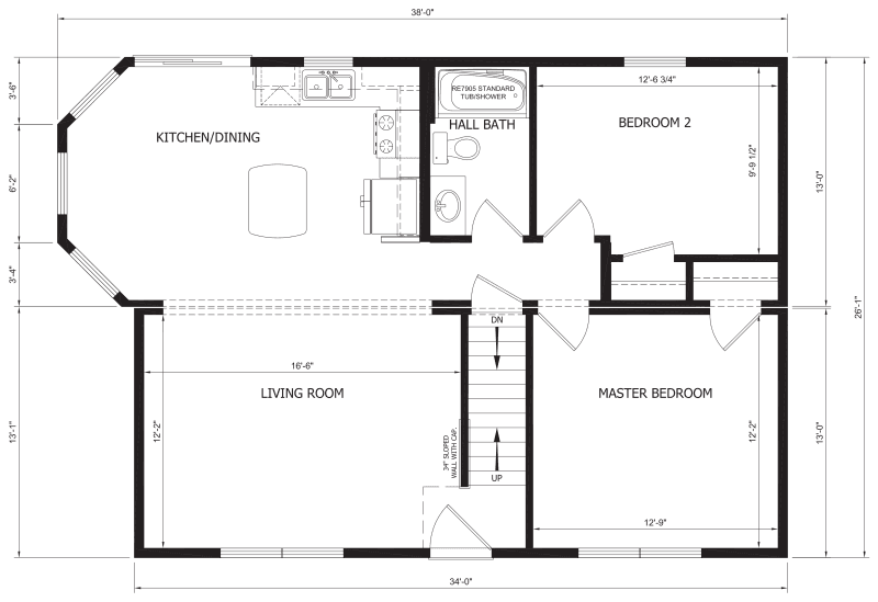Acadia floor plan home features