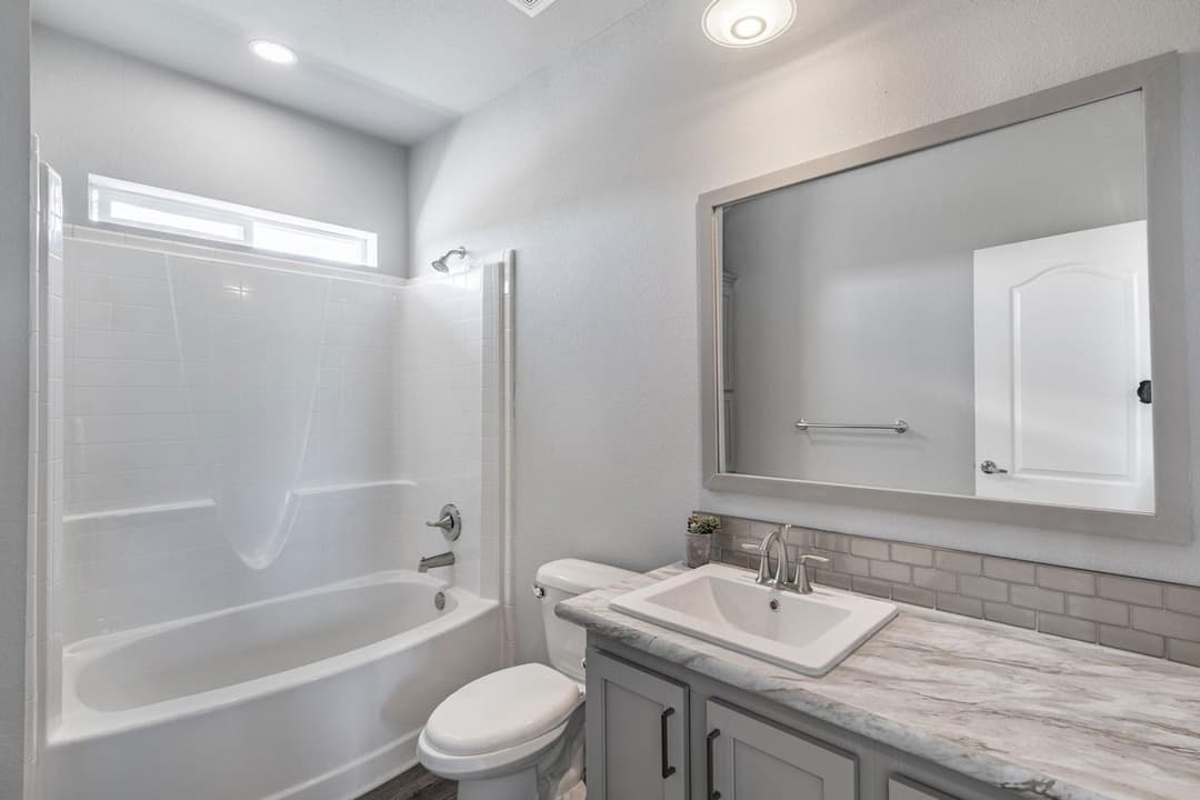 The ranch house 30683r bathroom home features