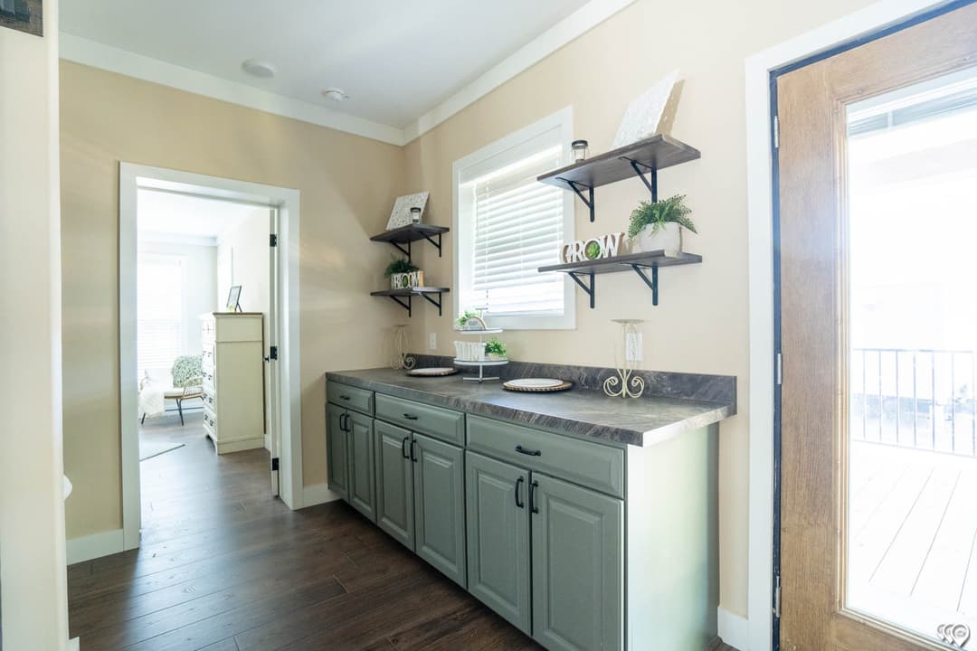 The barndominium 2 interior home features