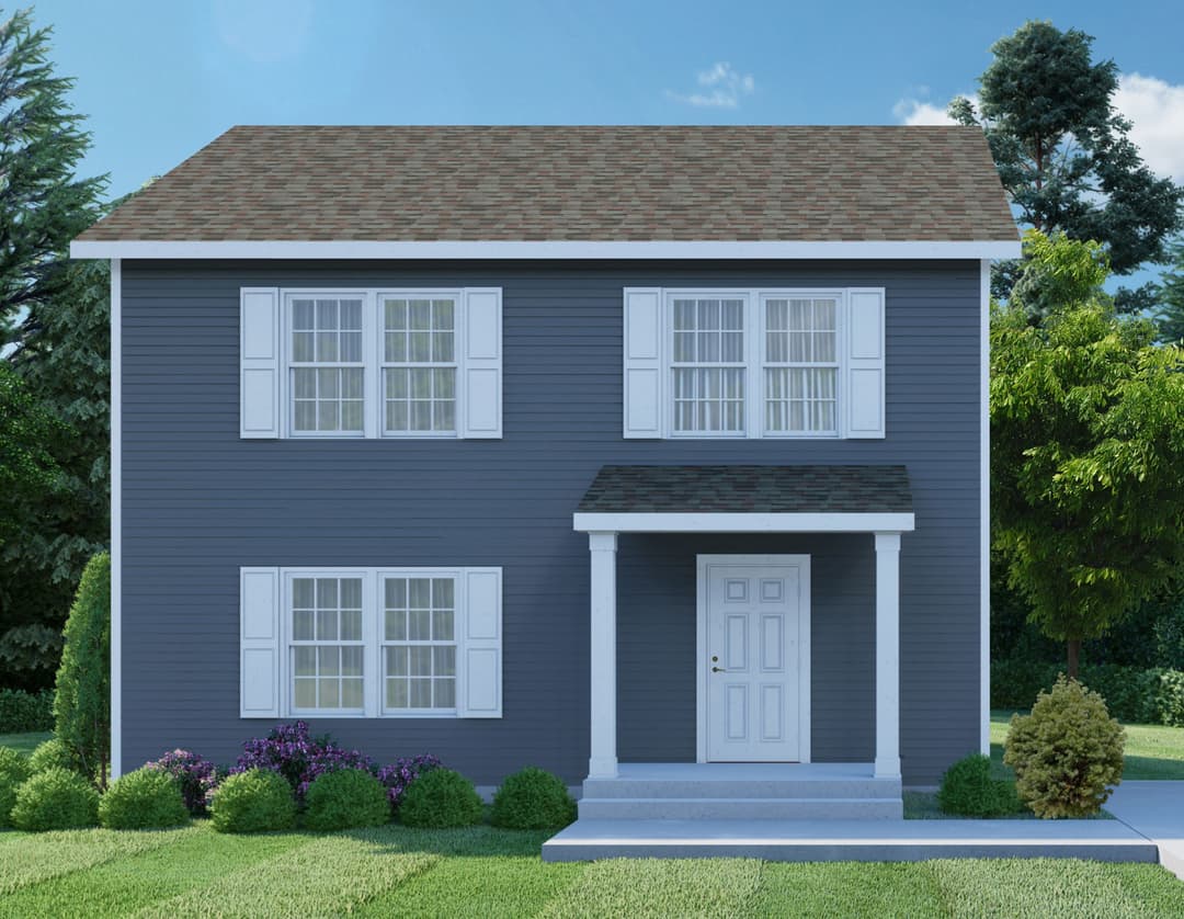 Reagan ii elevation and exterior home features