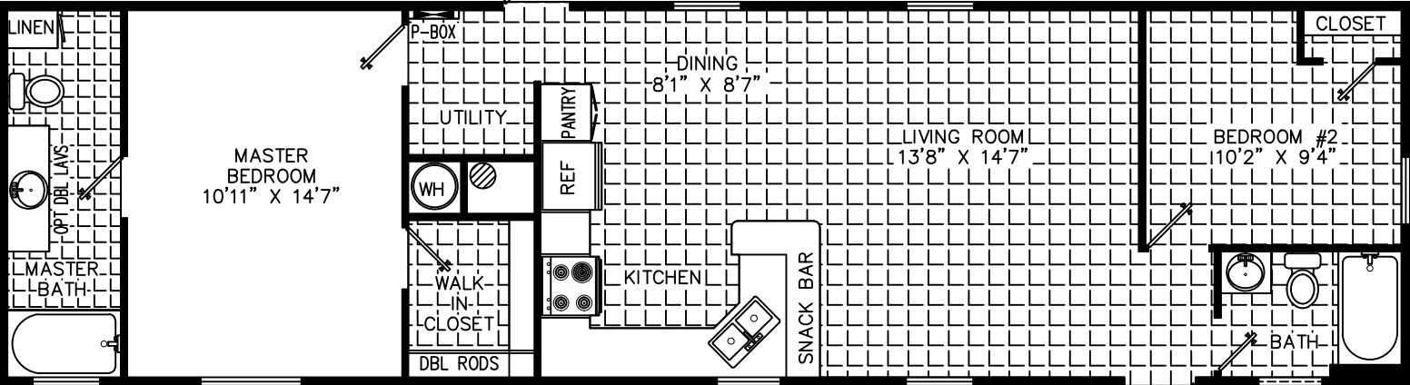 Korie floor plan home features