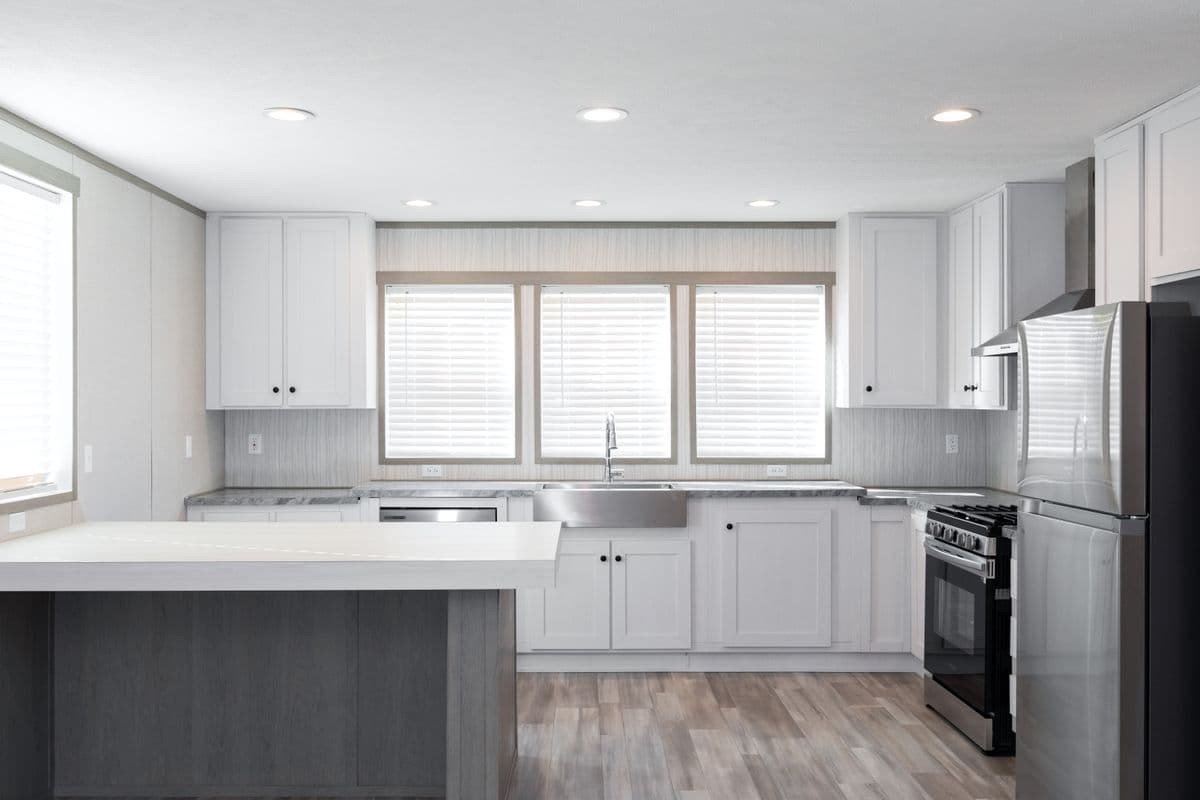 The social 76 kitchen home features