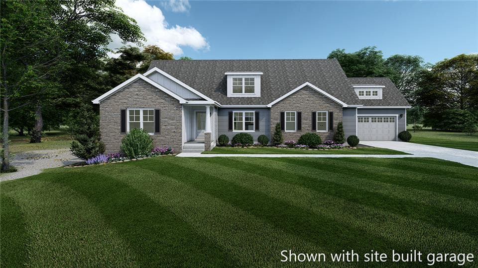Triple crown ii cape cod hero, elevation, and exterior home features