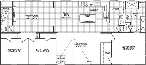 Canyon lake premier 28603t floor plan home features