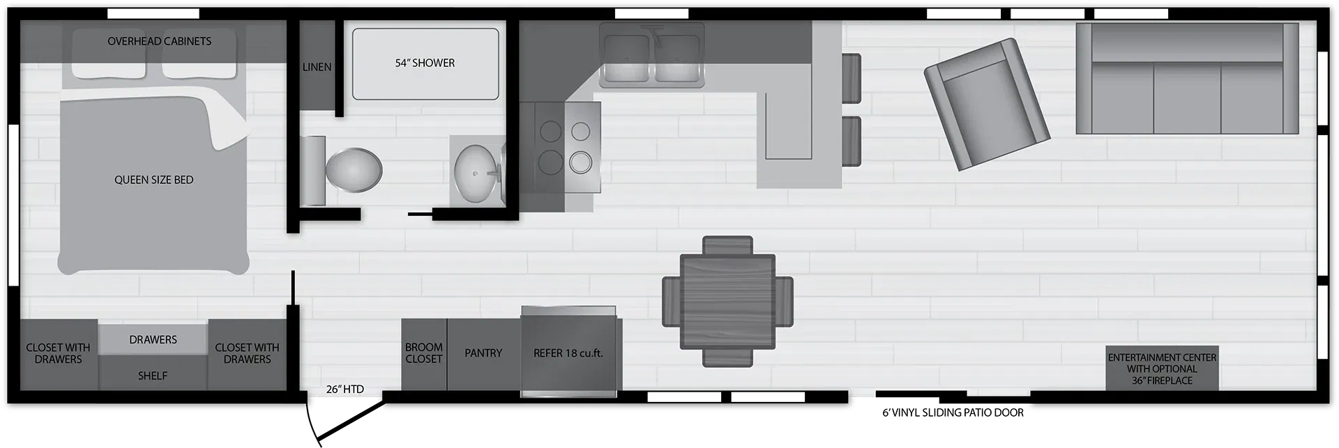 Lakeside 8005b floor plan home features