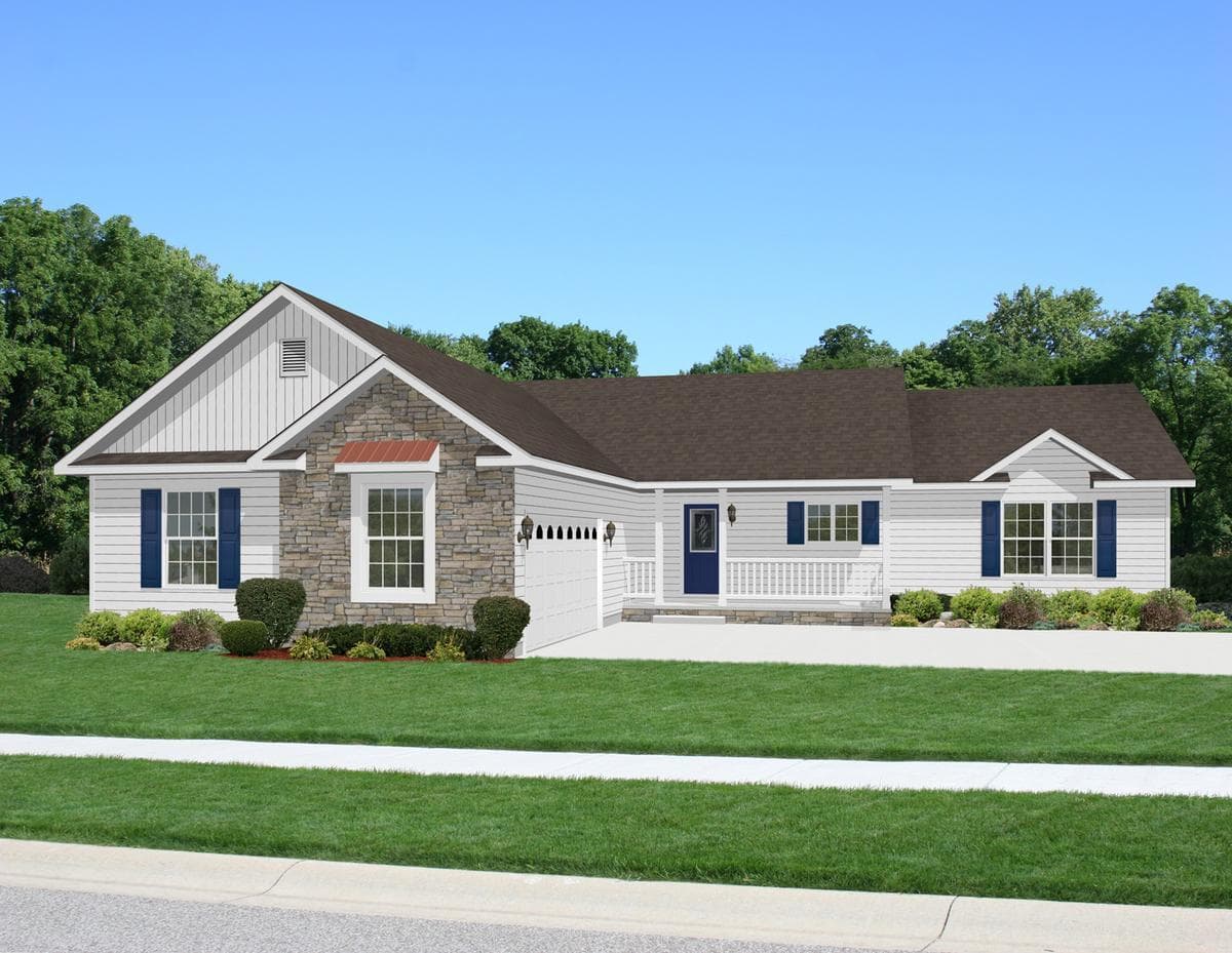 Marshall hero, elevation, and exterior home features