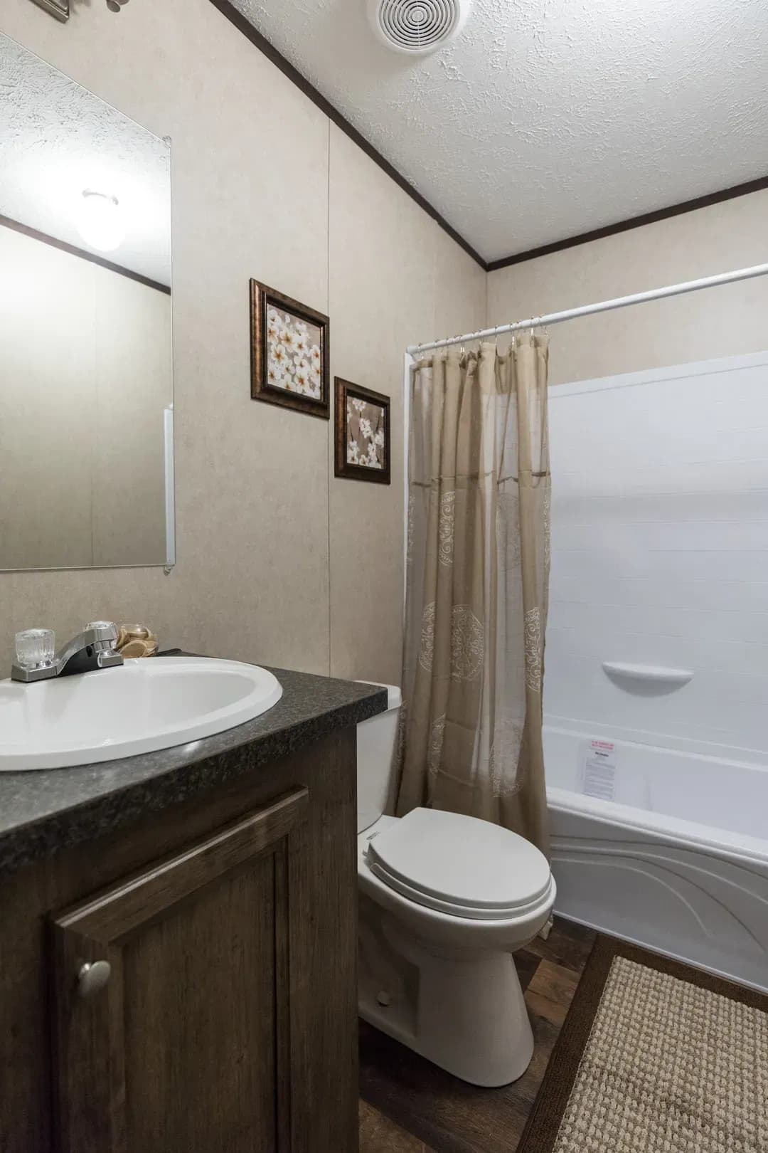 The anniversary bathroom home features