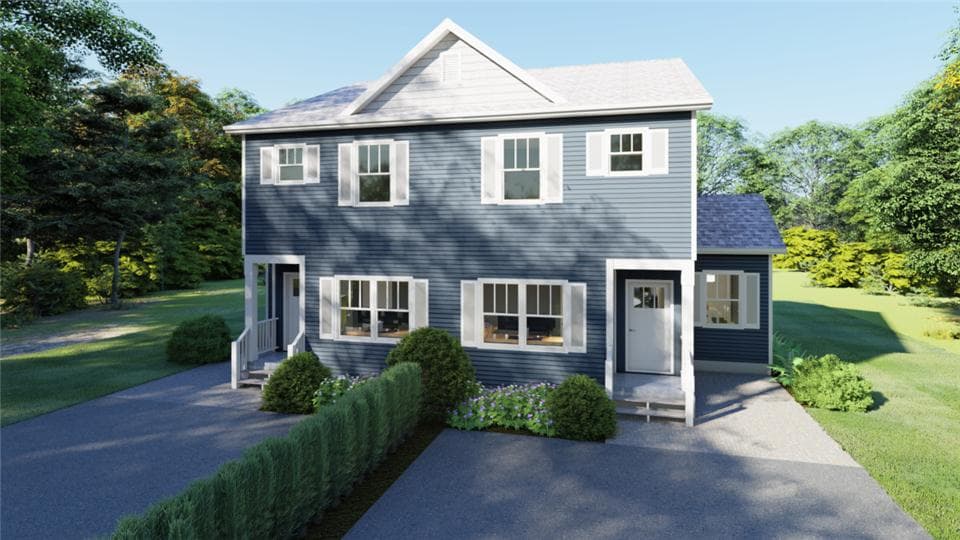 Fayette hero, elevation, and exterior home features