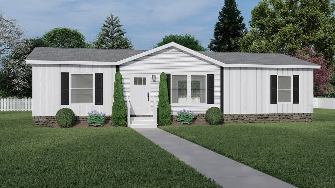 Desoto hero, elevation, and exterior home features