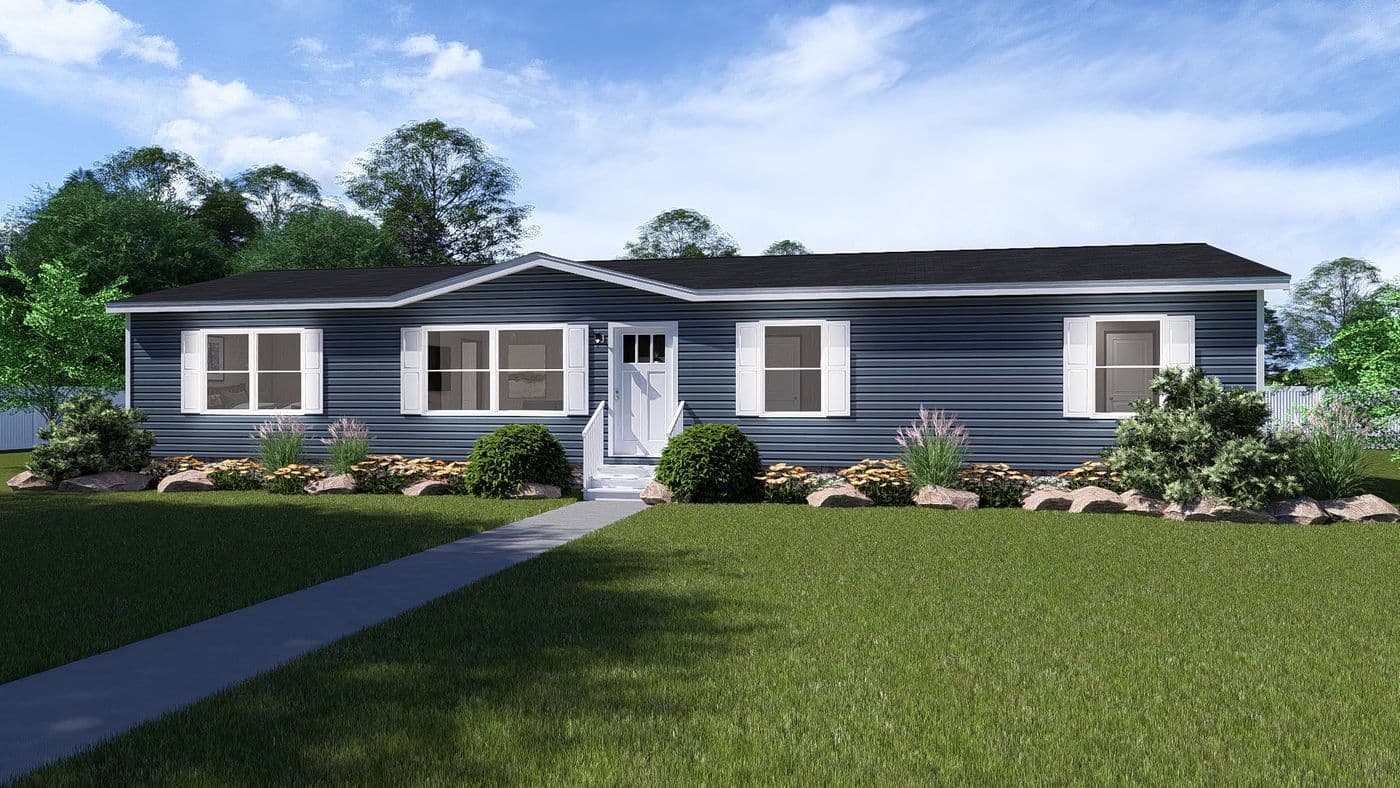Ultra flex 28x60 3br - 29upf28603ah hero, elevation, and exterior home features