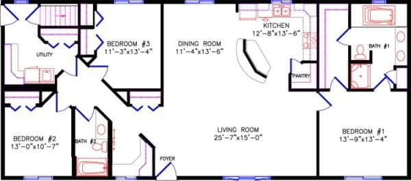 Brookdale 2320 floor plan home features
