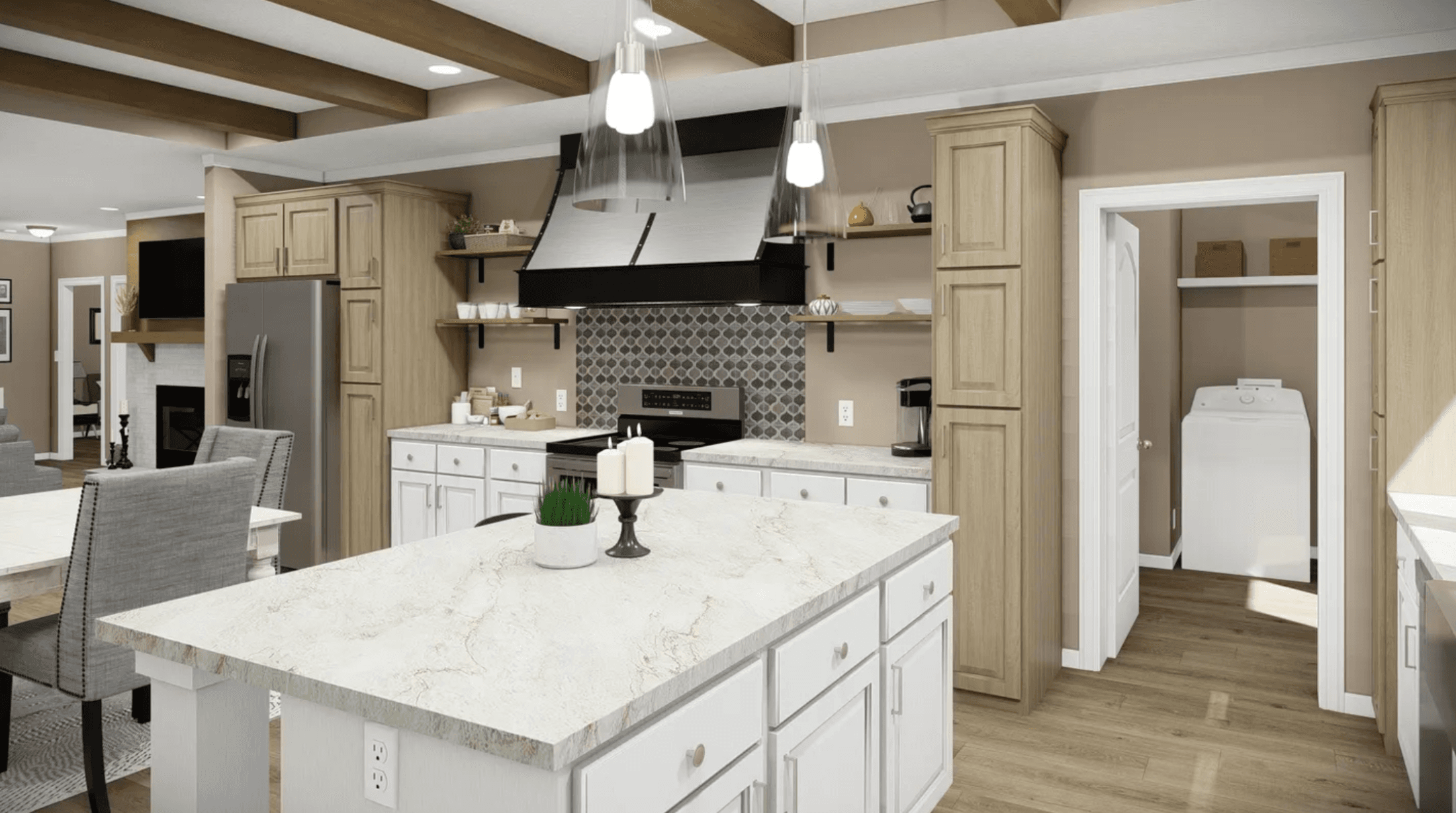 The bandon interior home features