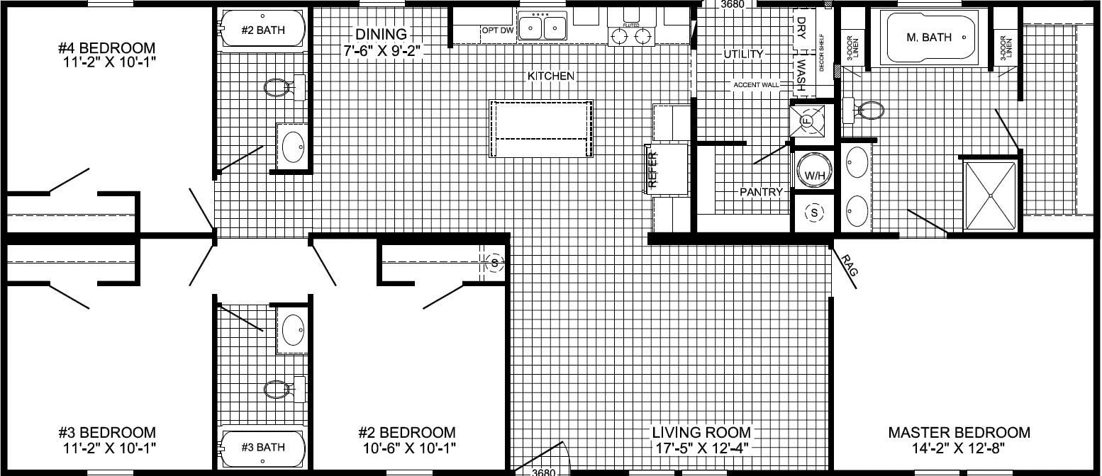 Nitro quatro floor plan home features