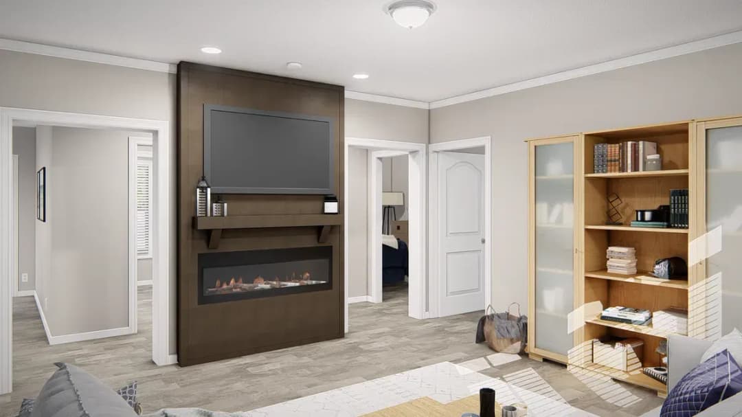 The valhalla interior home features