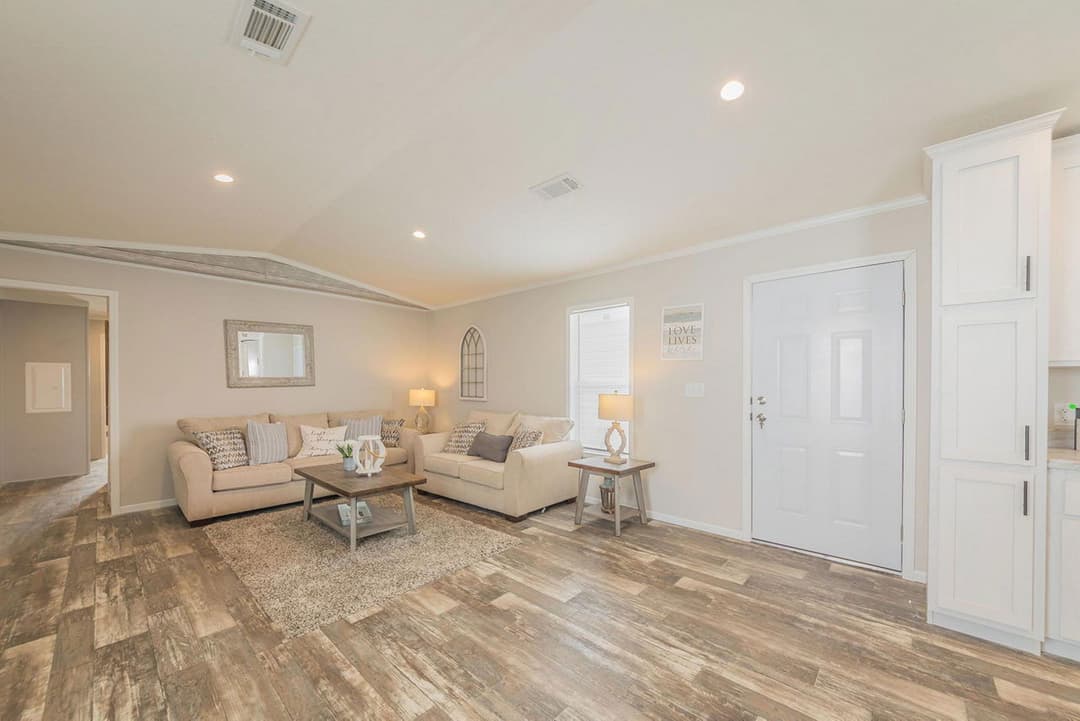 The iberville interior home features