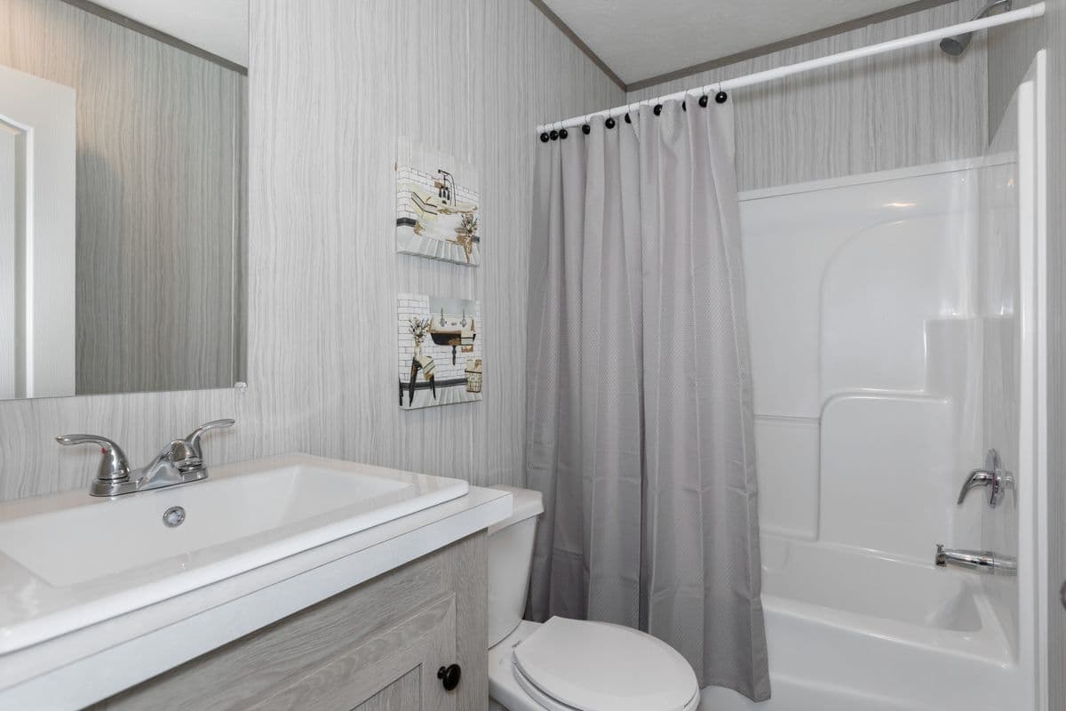 The anniversary 76 bathroom home features