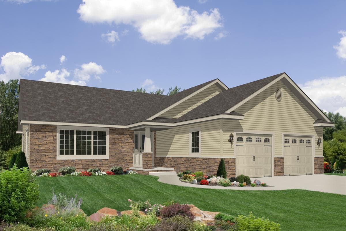 Roxboro hero, elevation, and exterior home features