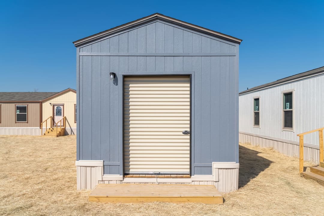 Singlewide h-16×72-32d shed exterior home features