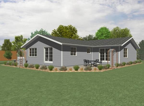Lakewood 2040 elevation and exterior home features