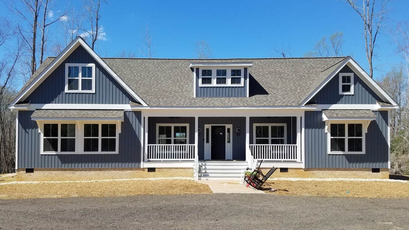 Southampton cape elevation and exterior home features