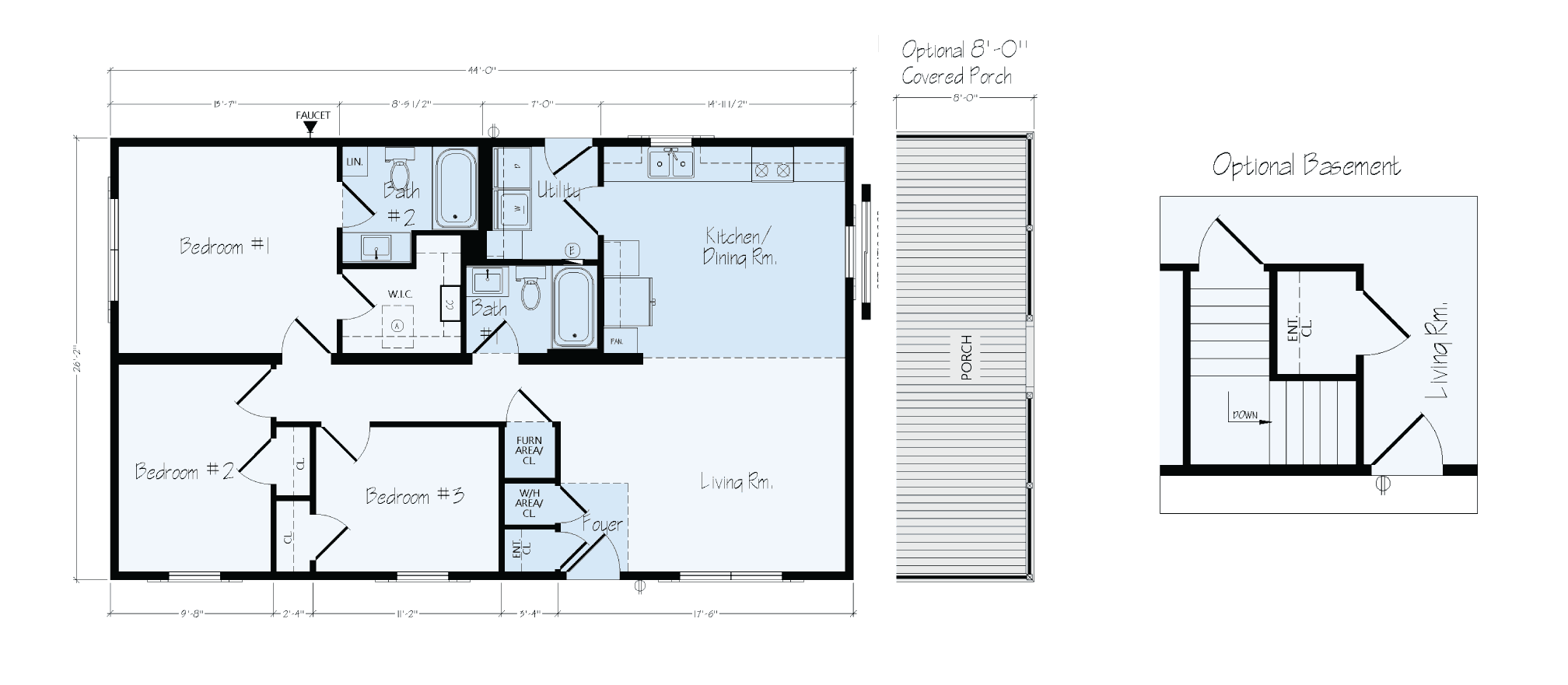 Wayne r44 floor plan home features
