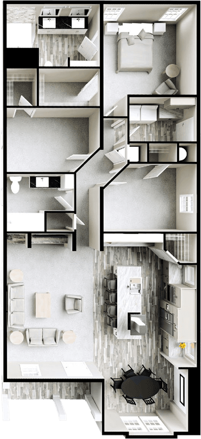 Orchid 60-2 floor plan home features