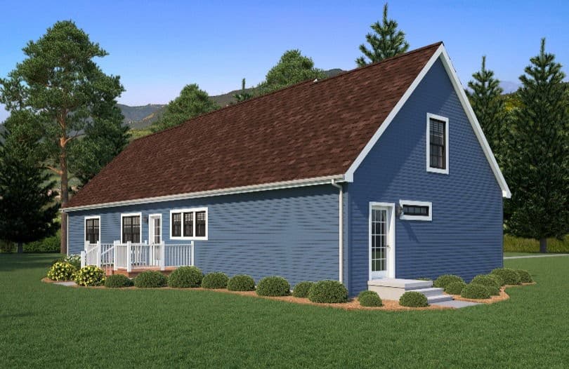 Saddleback 28703a elevation and exterior home features