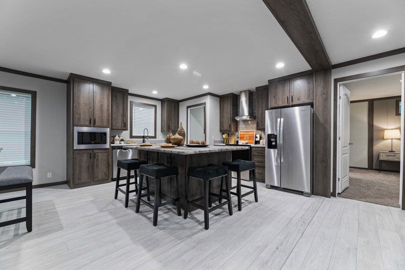 Elevation 32523d kitchen home features