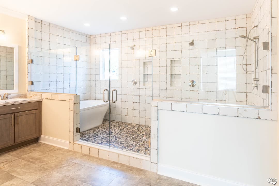 The lost creek bathroom home features