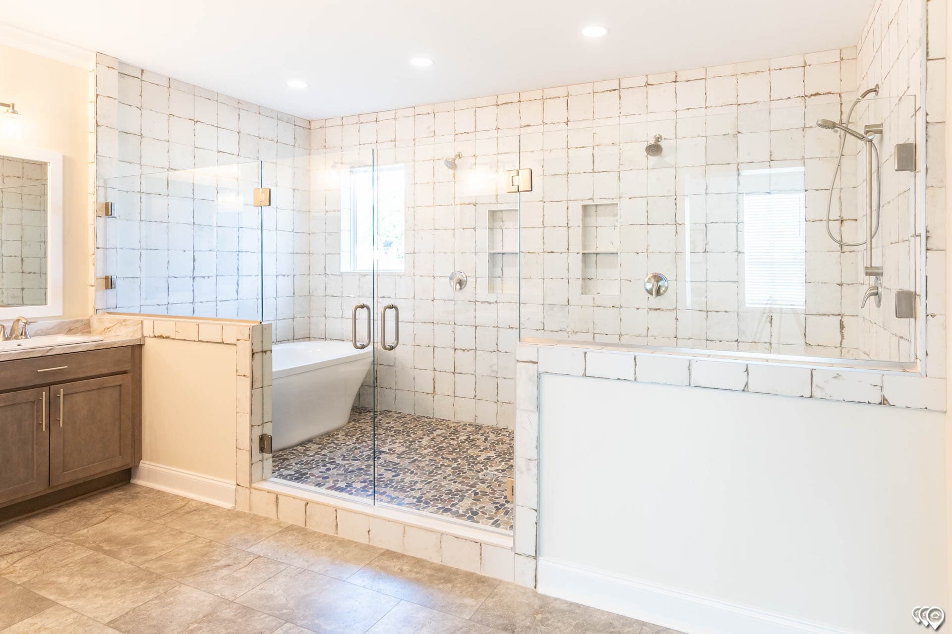 The lost creek bathroom home features